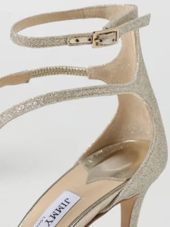 Sandalo Azia Jimmy Choo in pelle glitter