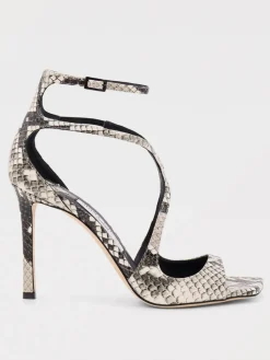 Sandalo Azia Jimmy Choo in pelle stampa pitone