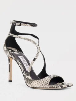 Sandalo Azia Jimmy Choo in pelle stampa pitone