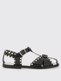 Sandalo Bally in pelle spazzolata con borchie