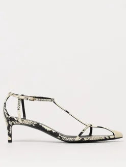 Sandalo Bella Khaite in pelle stampa pitone