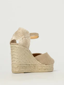 Sandalo Bianca Castañer in canvas di cotone