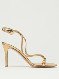 Sandalo Black Mamba Gianvito Rossi in nappa laminata