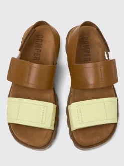 Sandalo Brutus Camper in pelle