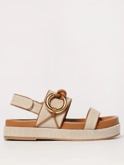 Sandalo Carmy Coccinelle in canvas e pelle