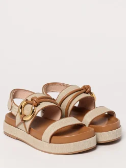 Sandalo Carmy Coccinelle in canvas e pelle