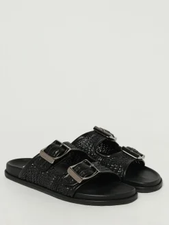 Sandalo Casadei in pelle vegana intrecciata