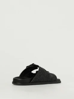 Sandalo Casadei in pelle vegana intrecciata