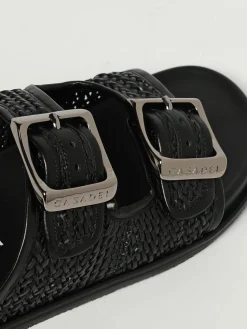 Sandalo Casadei in pelle vegana intrecciata