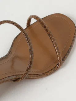 Sandalo Cleo Rene Caovilla in pelle stampa pitone