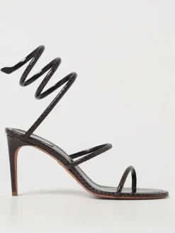 Sandalo Cleo Rene Caovilla in pelle stampa pitone