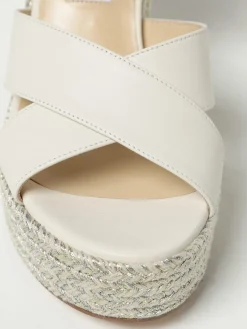 Sandalo con zeppa Dellena Jimmy Choo in pelle