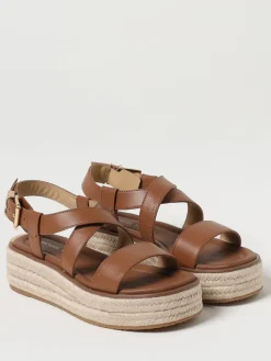 Sandalo con zeppa Michael Kors in pelle