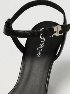 Sandalo Courrèges in pelle