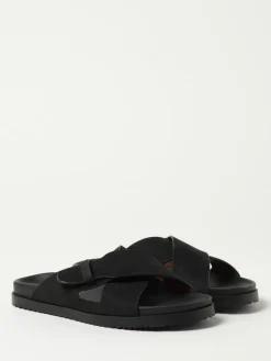 Sandalo Doucal's in pelle martellata