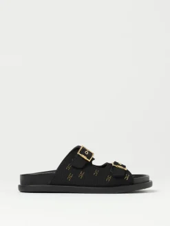 Sandalo Elisabetta Franchi La Mia Bambina in viscosa con monogram