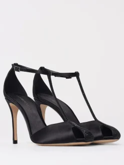 Sandalo Emporio Armani in raso con cristalli