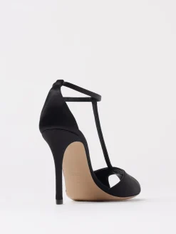 Sandalo Emporio Armani in raso con cristalli