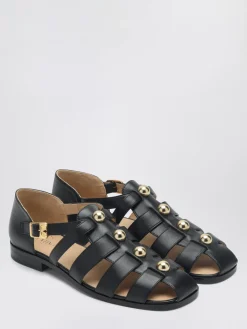 Sandalo Fisherman Valentino Garavani in nappa con borchie