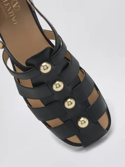 Sandalo Fisherman Valentino Garavani in nappa con borchie