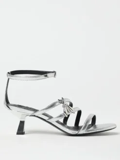 Sandalo Fly Patrizia Pepe in pelle laminata