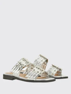 Sandalo Ganni in pelle sintetica riciclata