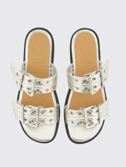 Sandalo Ganni in pelle sintetica riciclata