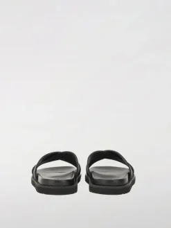 Sandalo Greca Versace in tessuto jacquard e pelle