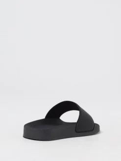 Sandalo in poliestere con logo foglia d'acero Dsquared2