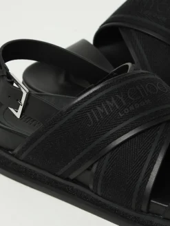 Sandalo Joa Jimmy Choo in canvas e pelle