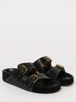 Sandalo Lennyo Isabel Marant in pelle con mini borchie