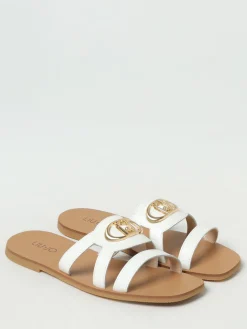 Sandalo Liu Jo in pelle sintetica con monogram