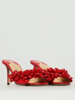 Sandalo Mach&Mach in vernice con cuori di resina