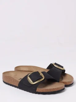 Sandalo Madrid Big Buckle Birkenstock in nabuk