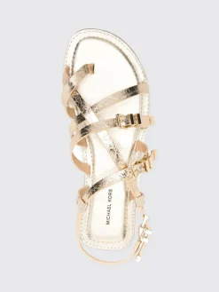 Sandalo Michael Kors in pelle a grana laminata