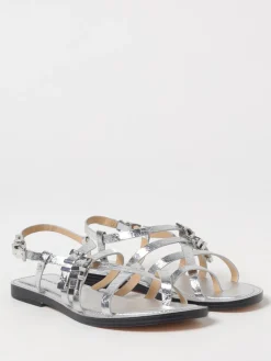 Sandalo Michael Kors in pelle a grana laminata