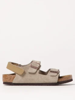 Sandalo Milano Birkenstock in camoscio