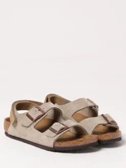 Sandalo Milano Birkenstock in camoscio