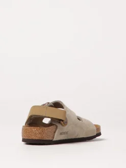 Sandalo Milano Birkenstock in camoscio