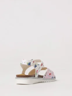 Sandalo Monnalisa in pelle sintetica con stampa fruits