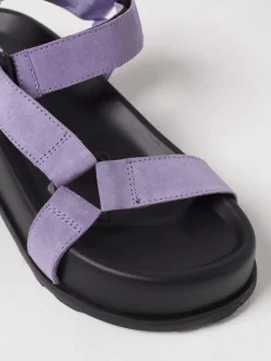 Sandalo Moschino Couture in camoscio