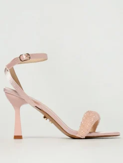 Sandalo Nassau Twenty Fourhaitch in raso con cristalli