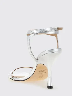 Sandalo Nudist Stuart Weitzman in pelle laminata