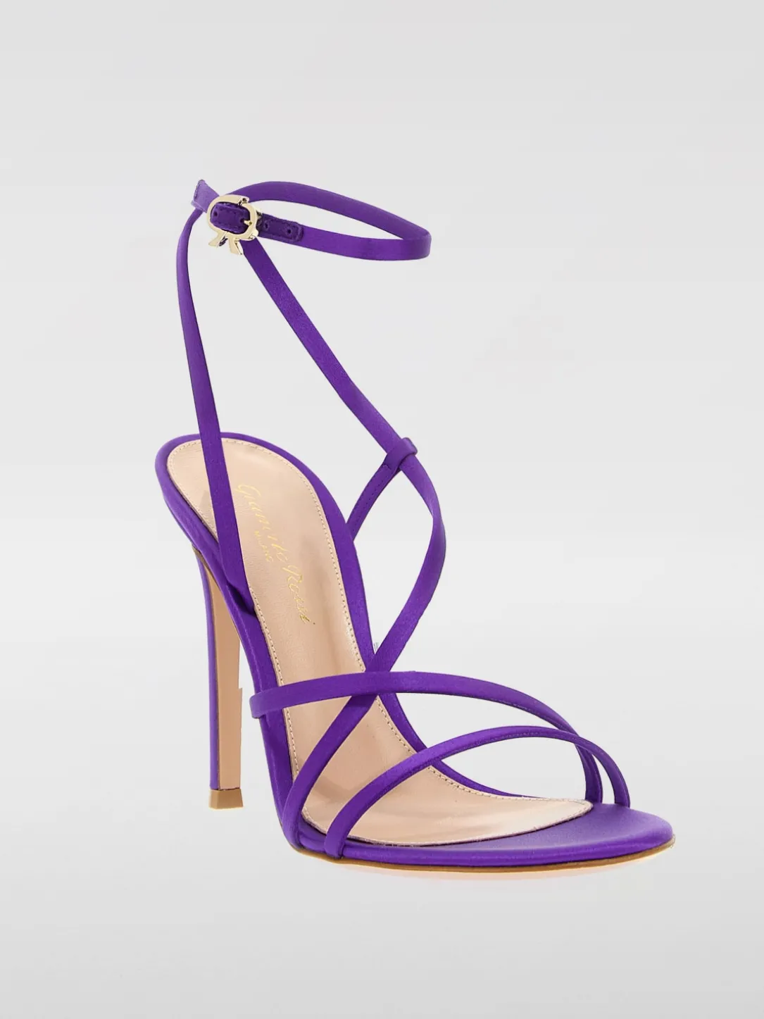 Sandalo Orchid Gianvito Rossi in raso