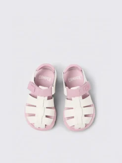 Sandalo Oruga Camper in pelle e tessuto