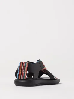 Sandalo Paul Smith in pelle e nylon multicolor