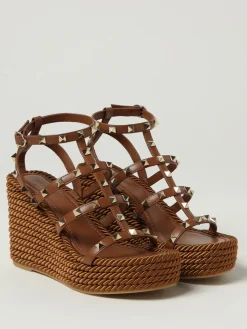 Sandalo Rockstud Valentino Garavani in pelle