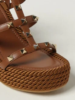 Sandalo Rockstud Valentino Garavani in pelle