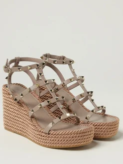 Sandalo Rockstud Valentino Garavani in pelle