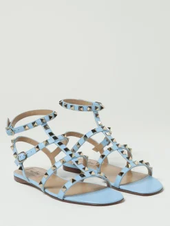 Sandalo Rockstud Valentino Garavani in nappa